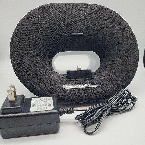 Philips DS3205/37 Portable Docking Speaker Black W/ Power supply for iPod/iPhone - Picture 5 of 5